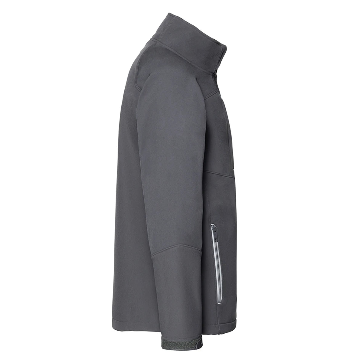 Iron Grey - Side - Russell Womens-Ladies Bionic Soft Shell Jacket