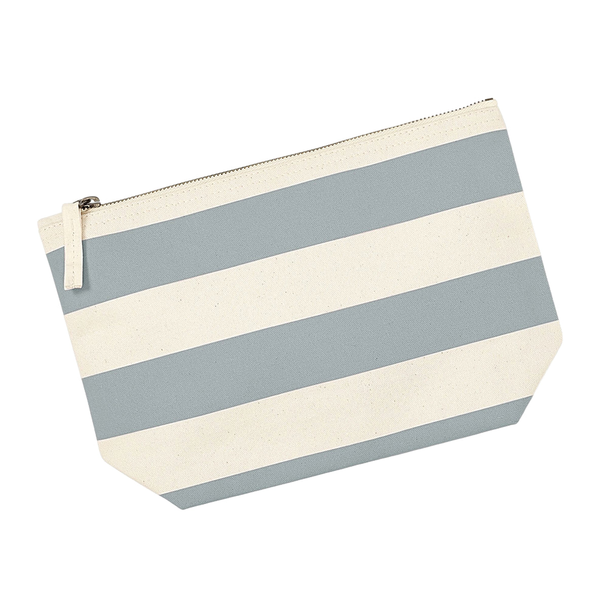Natural-Grey - Back - Westford Mill Nautical Accessory Bag