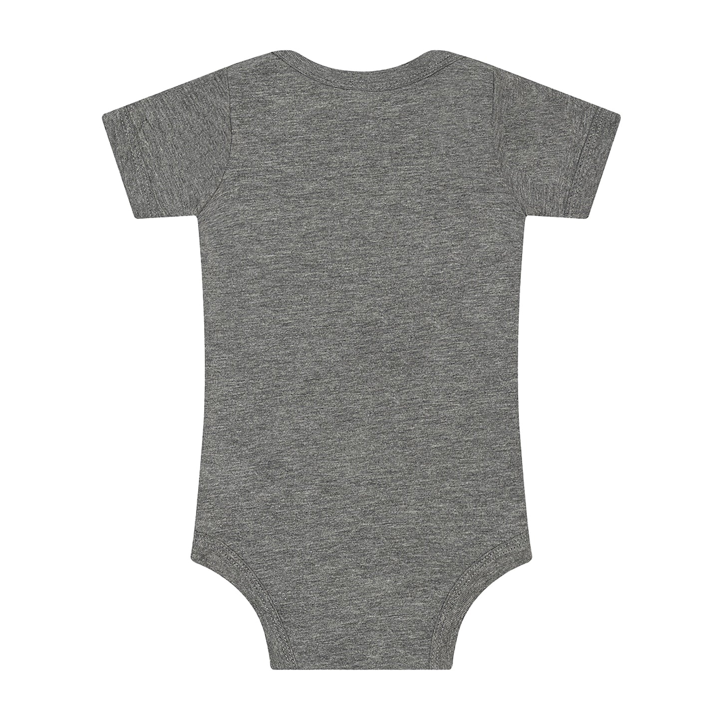 Athletic Heather Grey - Back - Bella + Canvas Baby Plain Jersey Short-Sleeved Babysuit