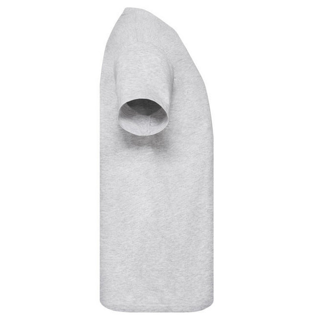 Heather Grey - Side - Fruit of the Loom Childrens-Kids Original Cotton T-Shirt