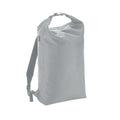 Light Grey - Front - Bagbase Icon Roll Top Backpack