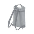 Light Grey - Back - Bagbase Icon Roll Top Backpack