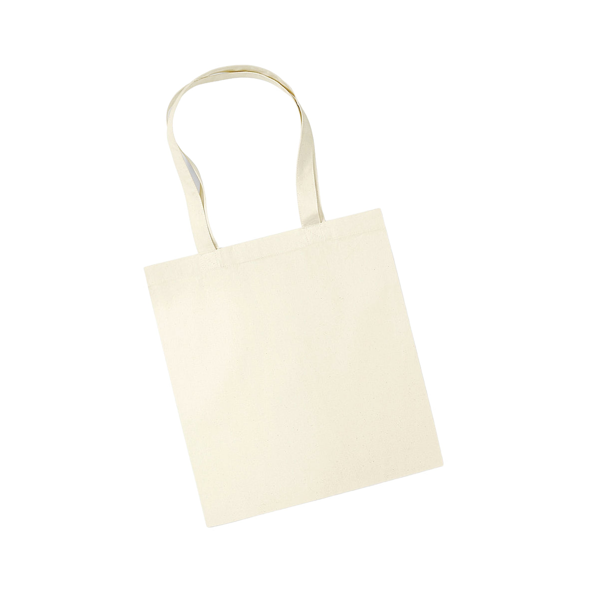 Natural - Back - Westford Mill Premium Organic Cotton Tote Bag