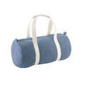 Light Blue - Front - Bagbase Barrel Denim Duffle Bag