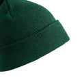 Bottle Green - Back - Result Childrens-Kids Winter Essentials Pom Pom Beanie