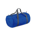 Bright Royal Blue - Front - Bagbase Barrel Packaway Duffle Bag
