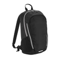 Black-Light Grey - Front - Bagbase Urban Backpack