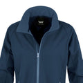 Navy-Navy - Back - Result Core Womens-Ladies Printable Soft Shell Jacket