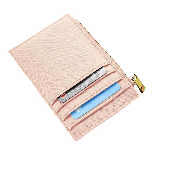 Soft Pink - Back - Bagbase Boutique Card Holder