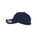 Navy - Side - Flexfit Unisex Adult Yupoong Cotton Twill Low Profile Baseball Cap