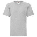 Heather Grey - Front - Fruit Of The Loom Childrens-Kids Iconic T-Shirt