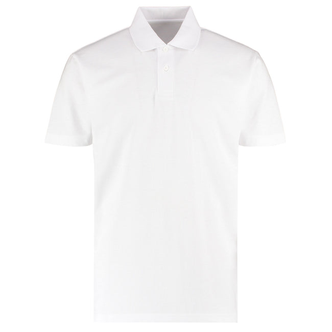 White - Front - Kustom Kit Mens Polo Shirt