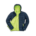 Navy-Lime - Front - Result Core Mens Padded Jacket