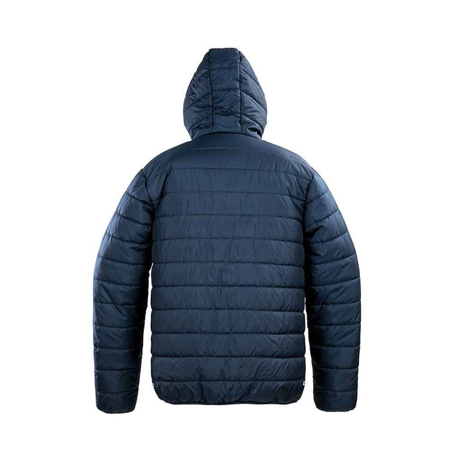 Navy-Lime - Back - Result Core Mens Padded Jacket