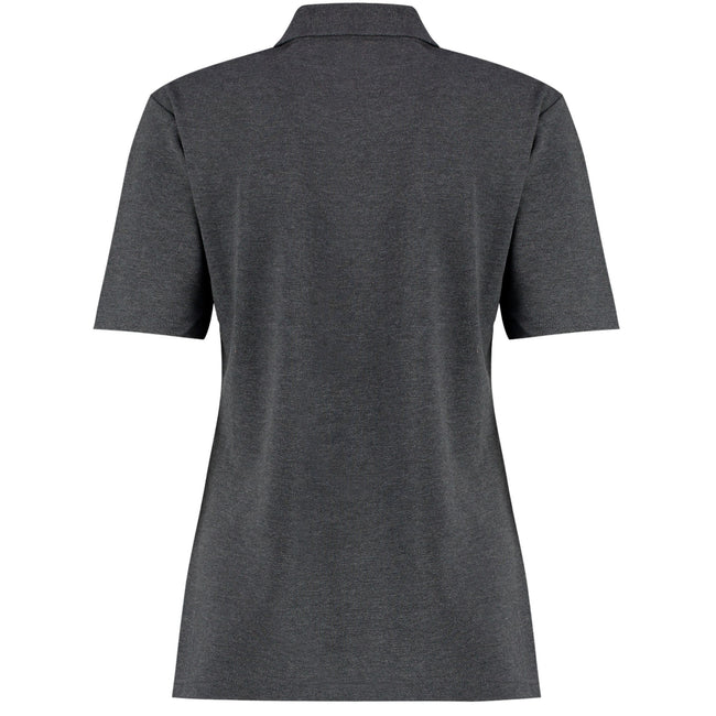 Dark Grey Marl - Back - Kustom Kit Womens-Ladies Workforce Regular Polo Shirt