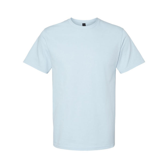 Light Blue - Front - Gildan Unisex Adult Softstyle Midweight T-Shirt