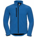 Azure Blue - Front - Russell Mens Water Resistant & Windproof Softshell Jacket
