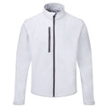 White - Front - Russell Mens Water Resistant & Windproof Softshell Jacket