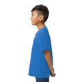 Royal Blue - Side - Gildan Childrens-Kids Midweight Soft Touch T-Shirt
