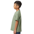 Sage - Side - Gildan Childrens-Kids Midweight Soft Touch T-Shirt