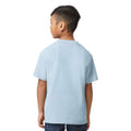 Light Blue - Back - Gildan Childrens-Kids Midweight Soft Touch T-Shirt