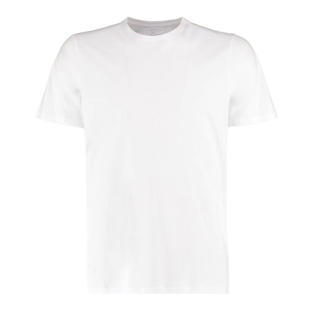 White - Front - Kustom Kit Mens Cotton T-Shirt