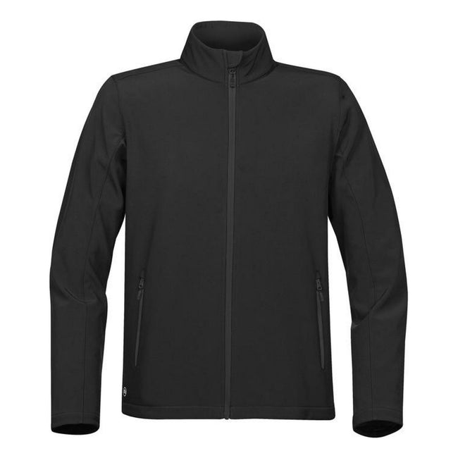 Black-Carbon - Front - Stormtech Mens Orbiter Soft Shell Jacket