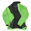 Vivid Green-Black - Back - Result Core Mens Printable Soft Shell Jacket
