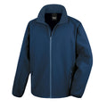 Navy - Front - Result Core Mens Printable Soft Shell Jacket