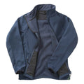 Navy - Side - Result Core Mens Printable Soft Shell Jacket