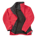 Red-Black - Side - Result Core Mens Printable Soft Shell Jacket
