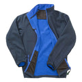 Navy-Royal Blue - Side - Result Core Mens Printable Soft Shell Jacket