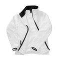 White-Black - Back - Result Core Mens Printable Soft Shell Jacket