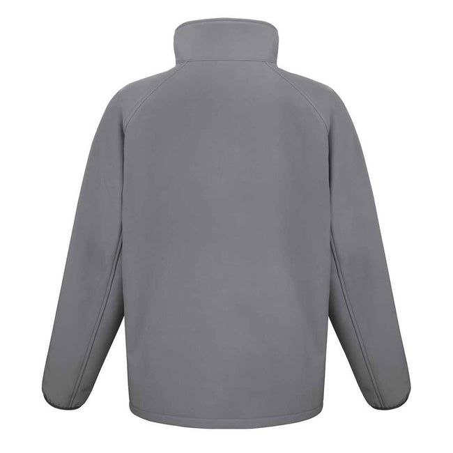 Charcoal-Black - Back - Result Core Mens Printable Soft Shell Jacket