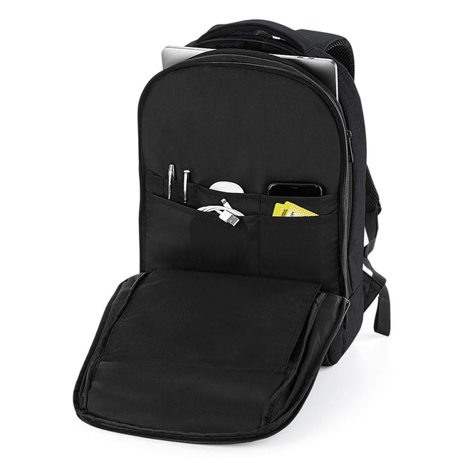 Black - Back - Quadra Q-tech Charge Convertible Backpack