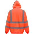 Orange - Back - Yoko Mens High-Vis Hoodie