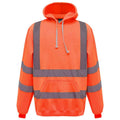 Orange - Front - Yoko Mens High-Vis Hoodie
