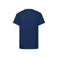 Navy Blue - Back - Fruit Of The Loom Childrens-Kids Original T-Shirt
