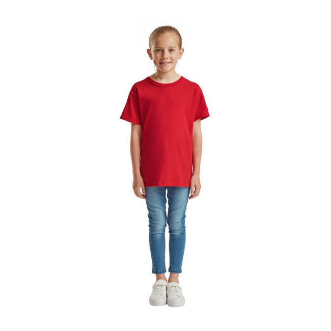 Red - Lifestyle - Fruit Of The Loom Childrens-Kids Original T-Shirt