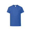 Royal Blue - Front - Fruit Of The Loom Childrens-Kids Original T-Shirt