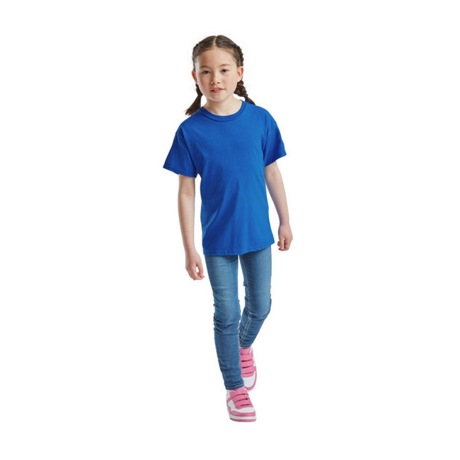 Royal Blue - Lifestyle - Fruit Of The Loom Childrens-Kids Original T-Shirt