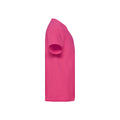 Fuchsia - Side - Fruit Of The Loom Childrens-Kids Original T-Shirt