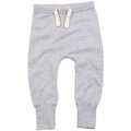 Heather Grey Melange - Front - Babybugz Baby Jogging Bottoms