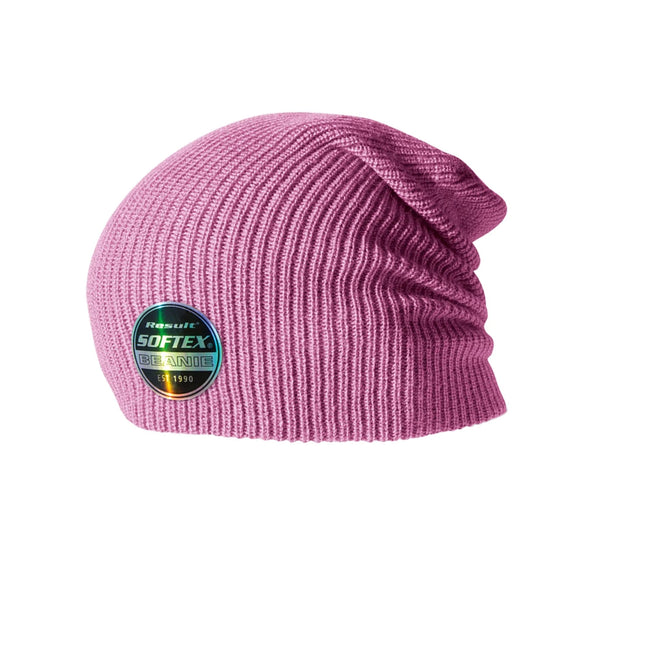 Ribbon Pink - Back - Result Core Unisex Adult Soft Beanie