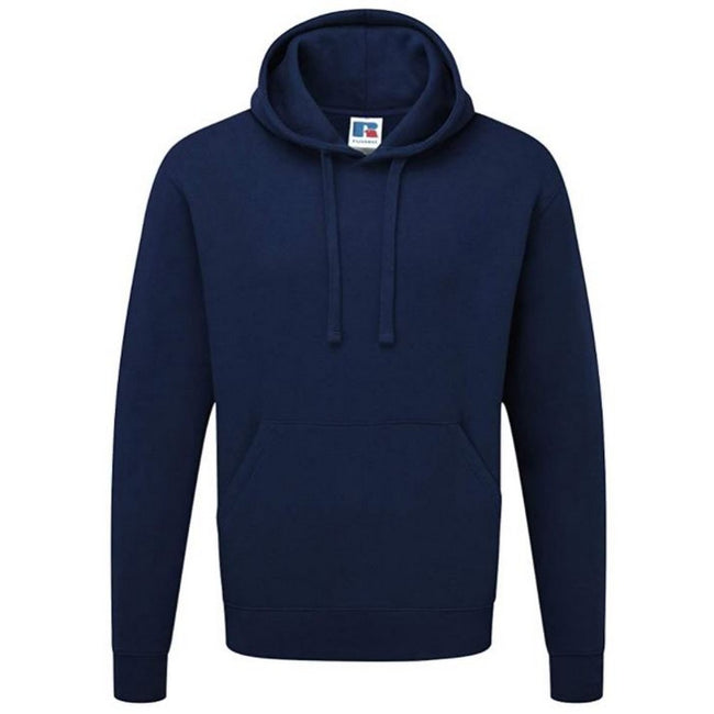 French Navy - Front - Russell Colour Mens Hooded Sweatshirt - Hoodie