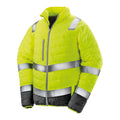 Fluro Yellow - Front - SAFE-GUARD By Result Mens Safety Jacket