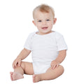 White - Back - Bella + Canvas Baby Jersey Short-Sleeved Jumpsuit