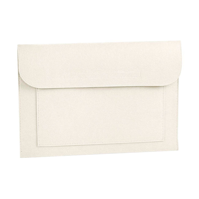 Soft White - Front - Bagbase Document Wallet