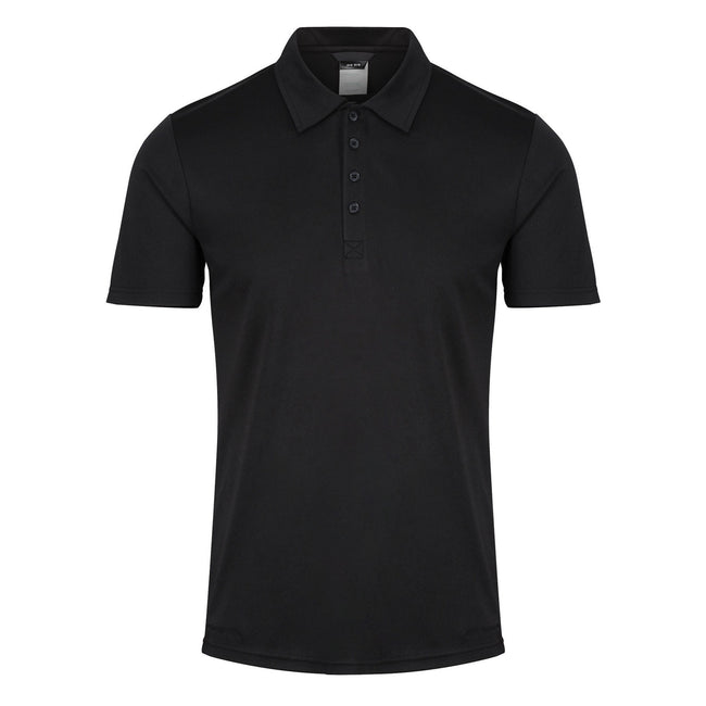 Black - Front - Regatta Mens Recycled Polo Shirt