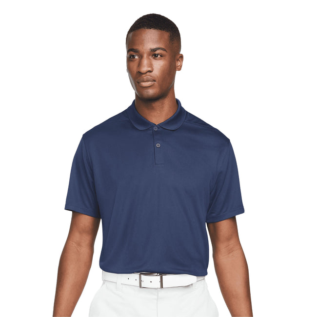 College Navy - Front - Nike Mens Victory Dri-FIT Polo Shirt